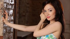 Woman brunettes models Femjoy magazine nude model Valeria E