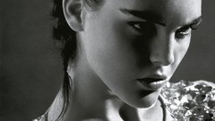 Woman brunettes models Hilary Rhoda