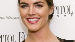 Woman brunettes models Hilary Rhoda