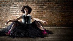 Woman brunettes models Kimbra Johnson