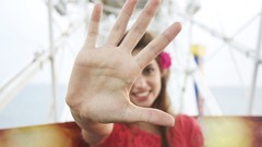 Woman brunettes models Laura Hess