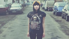 Woman brunettes models Luzi Fer