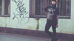 Woman brunettes models Luzi Fer