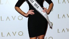 Woman brunettes models Miss World 2012