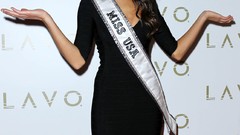 Woman brunettes models Miss World 2012