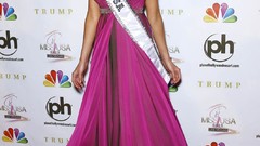 Woman brunettes models Miss World 2012