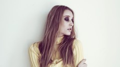 Woman brunettes models photo shoot boobs Enya Bakunova