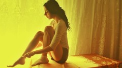 Woman brunettes models Sandy Manase