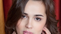 Woman brunettes models Trista A. Trista