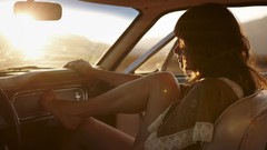 Woman brunettes Road Trip