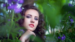 Woman brunettes sergey piltnik