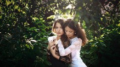 Woman brunettes sergey piltnik