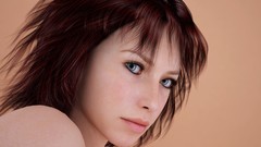 Woman brunettes short hair computer generated