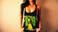 Woman brunettes Trisha Lynn Chemical Jump