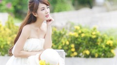 Woman brunettes vietnamese Linh Napie