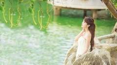 Woman brunettes vietnamese Linh Napie