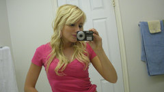 Woman Cameras striptease self