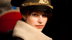 Woman candy hats Russian faces brunettes uniforms Candydolls 
