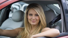 Woman cars blondes girls with cars Maria Kozhevnikova