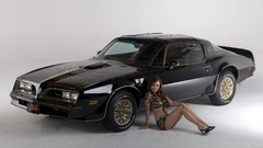 Woman cars classic brunettes vehicles classic cars Trans Am 
