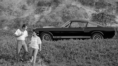 Woman cars Ford vehicles Ford mustang classic cars muscle cars 