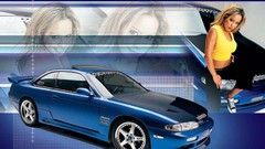 Woman cars lingerie sports cars car babes