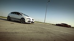 Woman cars Seat Leon