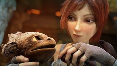 Woman cartoons redheads Sintel movie stills