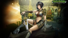 Woman Castles armor artwork