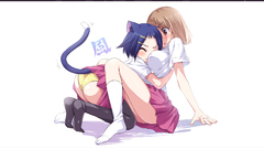 Woman cats nekomimi animal