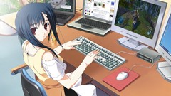 Woman cats PC Anime assassins creed product placement