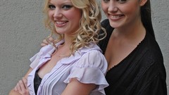 Woman Celebrity Actress black dress phoebe tonkin cariba heine