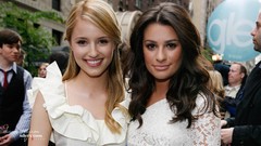 Woman Celebrity Actress lea michele dianna agron