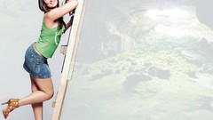 Woman Celebrity Actress models bollywood indian girls thighs 