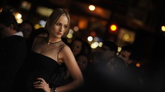 Woman Celebrity Actress watches Leelee Sobieski hands on hips