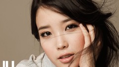 Woman Celebrity asians brunettes singers Korean beige 