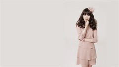 Woman Celebrity asians skirts brunettes singers bangs Korean 