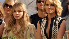 Woman Celebrity chloe moretz dianna agron fashion show