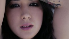 Woman Celebrity Michelle Branch faces singers black hair