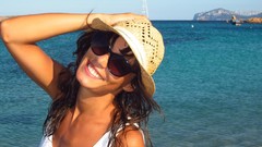 Woman Celebrity oceanscape Andreia Rodrigues