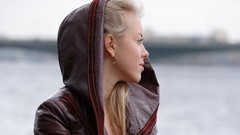 Woman Celebrity outdoors blondes Barbara D Stunning18 Magazine