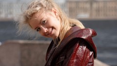 Woman Celebrity outdoors blondes Barbara D Stunning18 Magazine