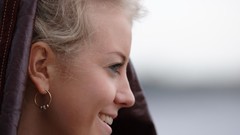 Woman Celebrity outdoors blondes Barbara D Stunning18 Magazine