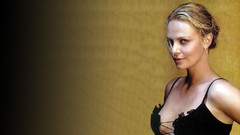 Woman Celebrity smirk Actress charlize theron