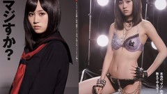 Woman chains asians brunettes school uniforms bra panties 