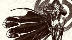 Woman Characters comics monochrome drawings artwork sketches 