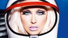Woman Christina Aguilera fashion blondes blue eyes fashion 