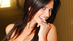 Woman cleavage denise milani