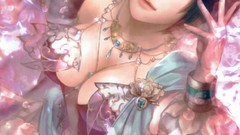 Woman cleavage dynasty warriors artwork video games Diao Chan