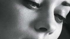 Woman close-up black and